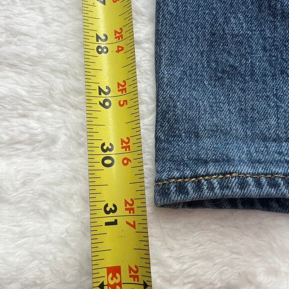 Levi's Men's Cotton 501 Straight Leg Button Fly Original Fit Denim Jeans 42x32 - Picture 5 of 9